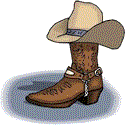 Western Boot with Hat